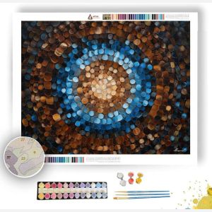 MOUNTAIN SKY MANDALA - Paint by Numbers Full Kit