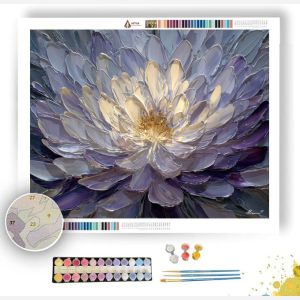 MOONLIT LOTUS MANDALA - Paint by Numbers Full Kit