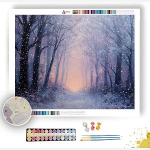 WINTRY FOREST - Paint by Numbers Full Kit