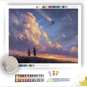 COSMIC KITES - Paint by Numbers Full Kit