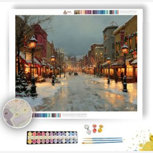 FESTIVE TOWN - Paint by Numbers Full Kit