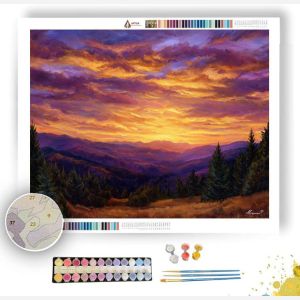 RIDGEWAY SUNSET - Paint by Numbers Full Kit