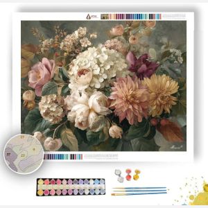 RETRO FLORAL - Paint by Numbers Full Kit