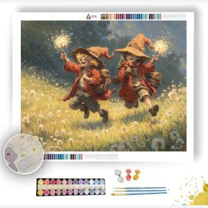 HAPPY WIZARD DUO - Paint by Numbers Full Kit