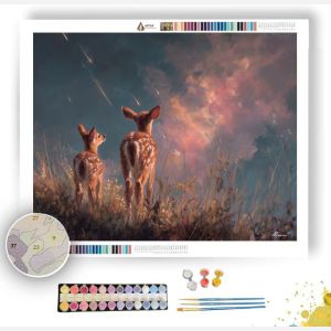 STARGAZING FAWNS - Paint by Numbers Full Kit