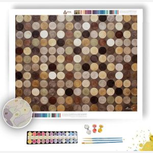 EARTHEN DOTS - Paint by Numbers Full Kit