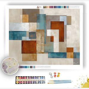 QUIET GEOMETRY - Paint by Numbers Full Kit