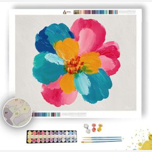 BRIGHT BLOOM - Paint by Numbers Full Kit