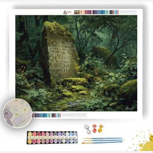 ANCIENT RUNESTONE - Paint by Numbers Full Kit