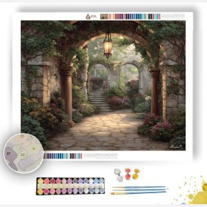 VICTORIAN GARDENWAY - Paint by Numbers Full Kit