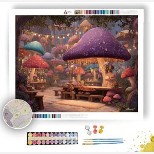 MUSHROOM MARKET - Paint by Numbers Full Kit