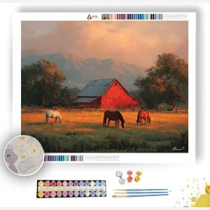 GOLDEN HOMESTEAD - Paint by Numbers Full Kit