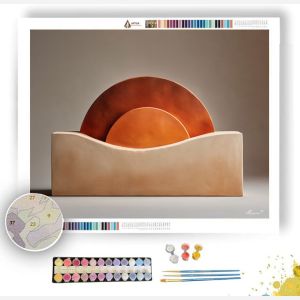 CLAY SUNSET - Paint by Numbers Full Kit