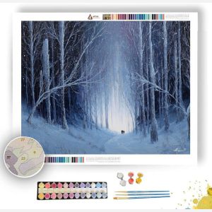 WHISPERING SNOW - Paint by Numbers Full Kit