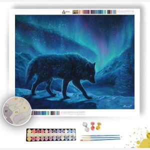 WOLF OF NIGHTFALL - Paint by Numbers Full Kit