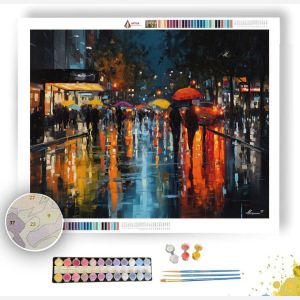 RAINY BOULEVARD - Paint by Numbers Full Kit