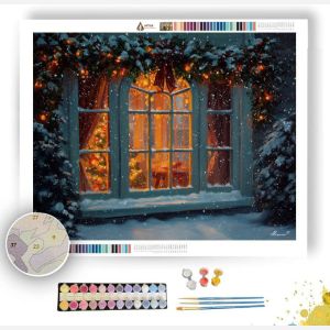 CHRISTMAS WINDOW - Paint by Numbers Full Kit
