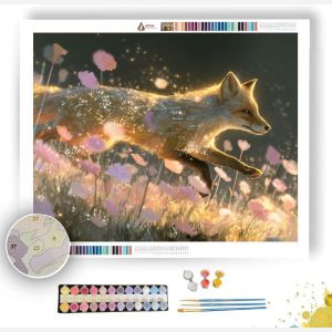 SPARKLE FOX - Paint by Numbers Full Kit