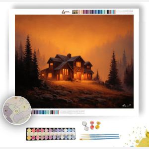TIMBER LODGE - Paint by Numbers Full Kit
