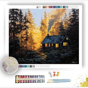 COTTAGE SUNRISE - Paint by Numbers Full Kit
