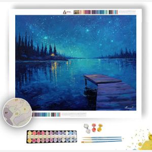 MIDNIGHT DOCK - Paint by Numbers Full Kit