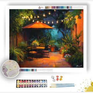 BACKYARD LIGHTS - Paint by Numbers Full Kit