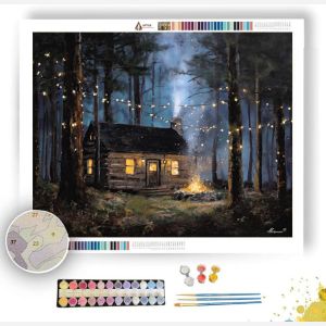 COZY CABIN - Paint by Numbers Full Kit