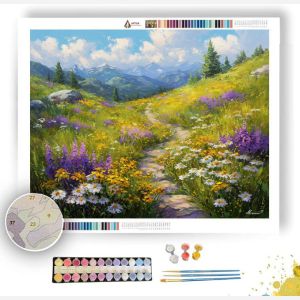 WILDFLOWER TRAIL - Paint by Numbers Full Kit