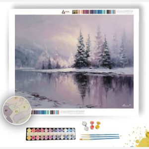 FROZEN LAKE - Paint by Numbers Full Kit
