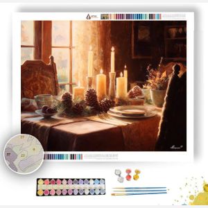 HOLIDAY TABLE - Paint by Numbers Full Kit