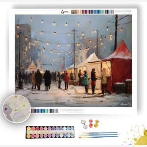 HOLIDAY MARKET - Paint by Numbers Full Kit