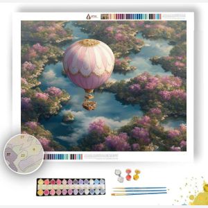 FAIRYTALE HOT AIR BALLOON - Paint by Numbers Full Kit