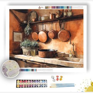 RUSTIC KITCHEN - Paint by Numbers Full Kit