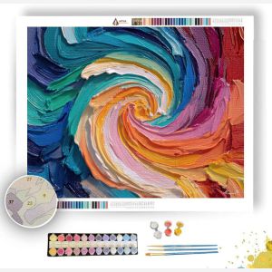 BRIGHTENING SWIRL - Paint by Numbers Full Kit