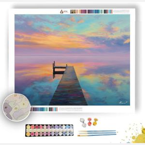 LAKESIDE STILLNESS - Paint by Numbers Full Kit