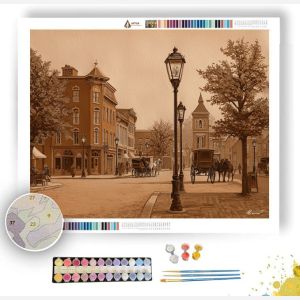 SEPIA SQUARE - Paint by Numbers Full Kit