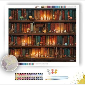 MYSTIC LIBRARY - Paint by Numbers Full Kit