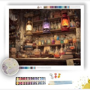 VINTAGE MAGIC MARKET - Paint by Numbers Full Kit