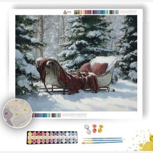 WINTER SLEIGH - Paint by Numbers Full Kit