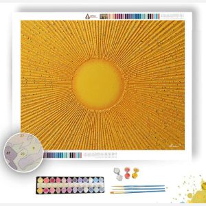 SMILEY SUN - Paint by Numbers Full Kit