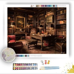 ANTIQUE LIBRARY - Paint by Numbers Full Kit