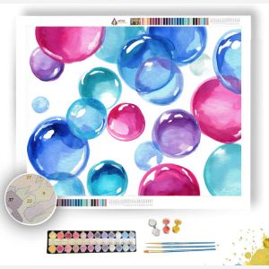 BUBBLE HUES - Paint by Numbers Full Kit