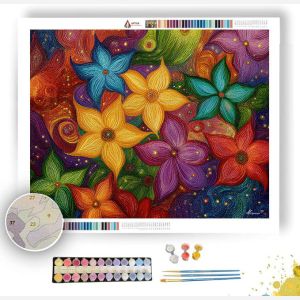 DOODLE STAR GARDEN - Paint by Numbers Full Kit