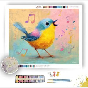 DOODLE BIRD SONG - Paint by Numbers Full Kit