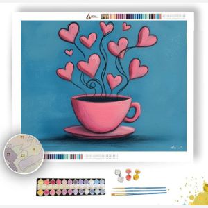 DOODLE CUP OF JOY - Paint by Numbers Full Kit