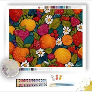 DOODLE FRUITY MIX - Paint by Numbers Full Kit