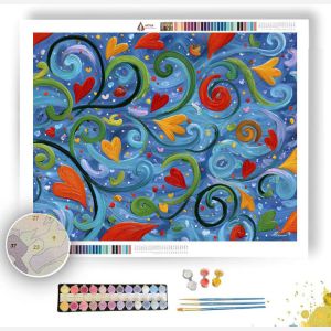 DOODLE WINDY DAY - Paint by Numbers Full Kit