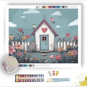 DOODLE SWEET HOME - Paint by Numbers Full Kit