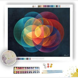 MODERN COLOR ORBIT - Paint by Numbers Full Kit