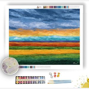 COLOR FIELD HORIZON - Paint by Numbers Full Kit